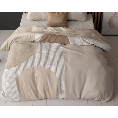 Sleeptime Dekbedovertrek Teddy Print Crème