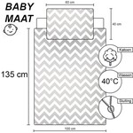 Disney Minnie Mouse BABY / Peuter dekbedovertrek Blush Pink - 135 x 100 + 40 x 60 cm - Katoen