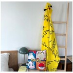Pokemon Fleeceplaid met capuchon Pikachu- 125 x 150 cm - Polyester