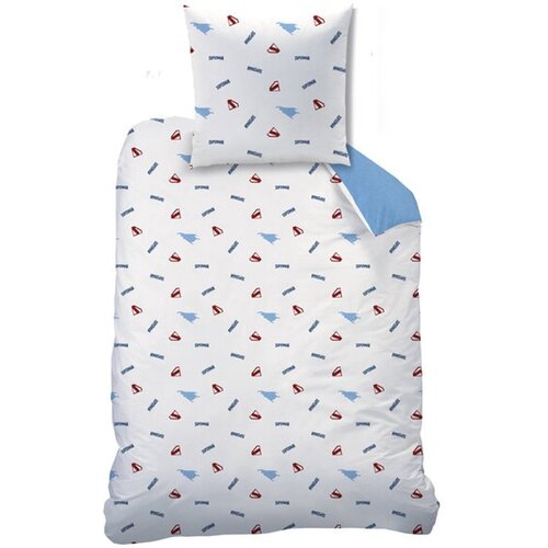 Superman Dekbedovertrek Look Up - 140 x 200 + 63 x 63 cm - Katoen