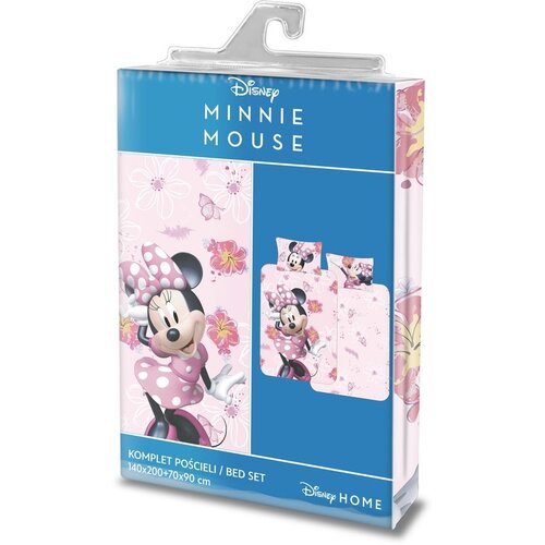 Disney Minnie Mouse Dekbedovertrek Pretty - 140 x 200 cm / 70 x 90 cm - Katoen