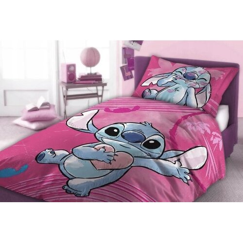 Disney Lilo & Stitch Dekbedovertrek Cute - 140 x 200 cm / 70 x 90 cm - Katoen