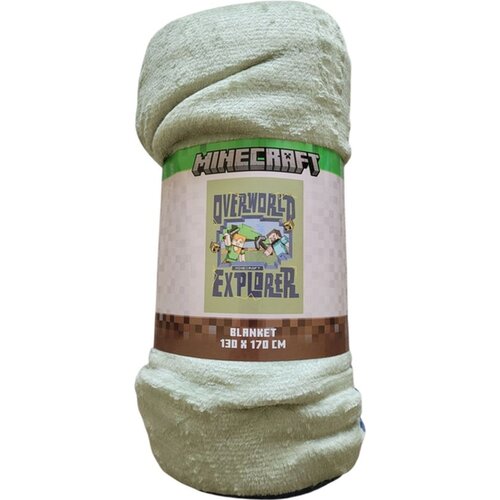 Minecraft Fleece Deken Overworld - 130 x 170 cm - Polyester