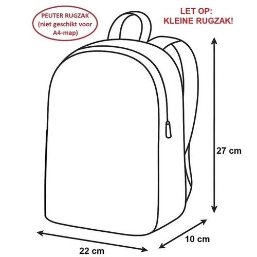 Peppa Pig Peuterrugzak Baby Pig - 27 x 22 x 10 cm - Polyester