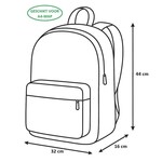 FC Barcelona Rugzak Score - 44 x 32 x 16 cm - Polyester