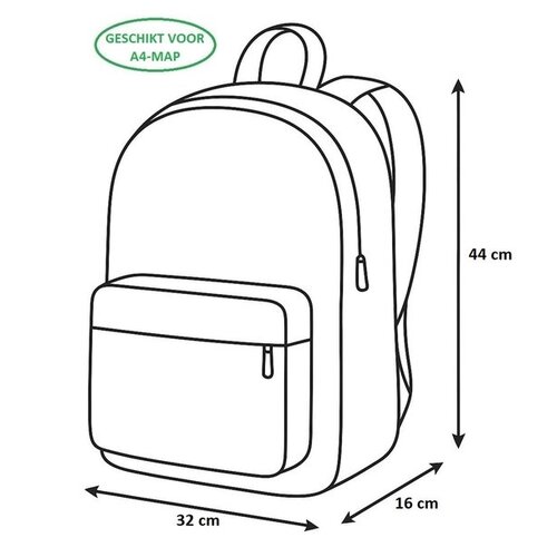 FC Barcelona Rugzak Score - 44 x 32 x 16 cm - Polyester