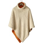De Witte Lietaer Teddy Fleece Poncho Ganges - Copper -  86 x 86 cm - Polyester