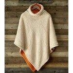 De Witte Lietaer Teddy Fleece Poncho Ganges - Copper -  86 x 86 cm - Polyester