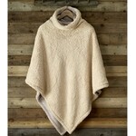 De Witte Lietaer Teddy Fleece Poncho Ganges - Safari -  86 x 86 cm - Polyester