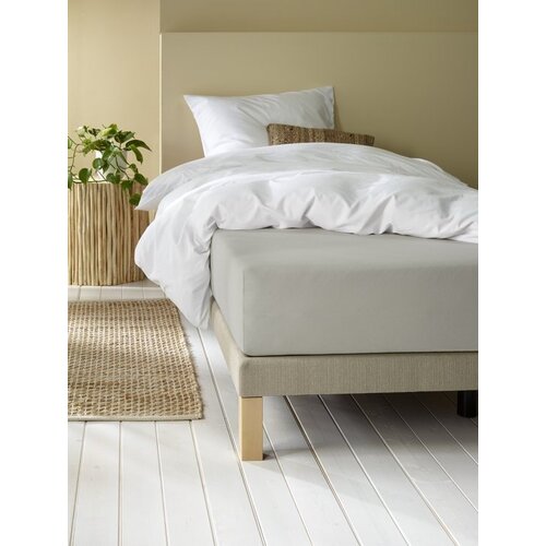 De Witte Lietaer Hoeslaken Elena Silver - Katoen Jersey