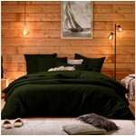 De Witte Lietaer Dekbedovertrek Laura Khaki - Katoen Flanel