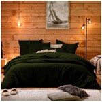 De Witte Lietaer Dekbedovertrek Laura Khaki - Katoen Flanel