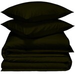 De Witte Lietaer Dekbedovertrek Laura Khaki - Katoen Flanel