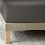 De Witte Lietaer Hoeslaken Laurence Ebony - Katoen Flanel