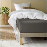 De Witte Lietaer Hoeslaken Laurence Ebony - Katoen Flanel