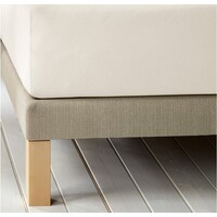 De Witte Lietaer Hoeslaken Laurence Soft White - Katoen Flanel