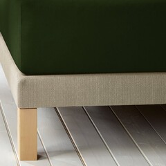 De Witte Lietaer Hoeslaken Laurence Kahki - Katoen Flanel