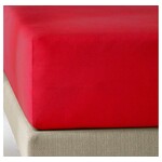 De Witte Lietaer Hoeslaken Elena Deep Red -  Katoen Jersey