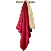 De Witte Lietaer Teddy Fleece Plaid Laya - Wine Red - Polyester