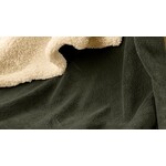 De Witte Lietaer Teddy Fleece Plaid Laya - Khaki - Polyester