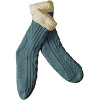 De Witte Lietaer Teddy Sokken Yamuna - Petrol