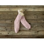 De Witte Lietaer Teddy Sokken Yamuna - Vieux Rose