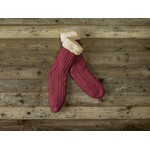 De Witte Lietaer Teddy Sokken Yamuna - Wine Red