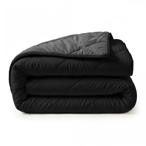 Sleeptime Lazy Dekbed Diamond Zwart / Antraciet - Met Kussensloop/Kussenslopen