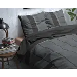 Sleeptime Dekbedovertrek Flanel Kees Antraciet