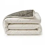 Sleeptime Lazy Dekbed Diamond Crème/Kaki  + inclusief kussensloop/kussenslopen