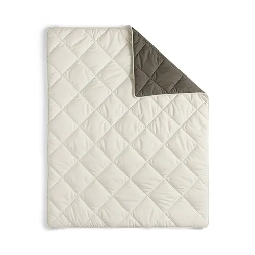 Sleeptime Lazy Dekbed Diamond Crème/Kaki  + inclusief kussensloop/kussenslopen