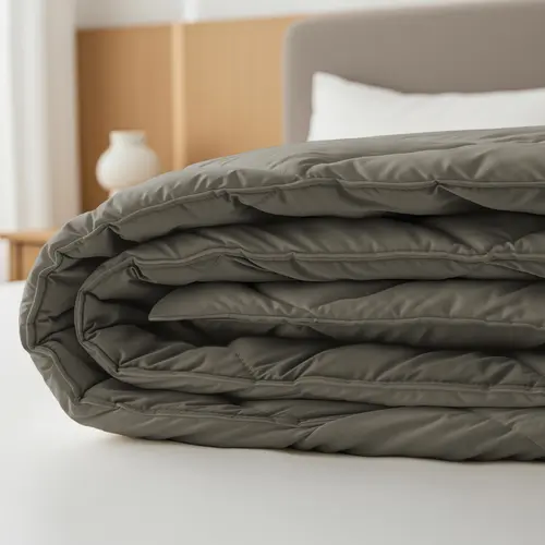 Sleeptime Lazy Dekbed Diamond Kaki  + inclusief kussensloop/kussenslopen