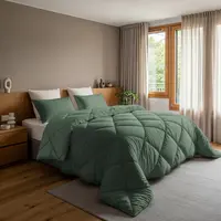 Sleeptime Lazy Dekbed Diamond Groen  + inclusief kussensloop/kussenslopen