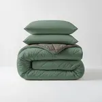 Sleeptime Lazy Dekbed Diamond Groen/Kaki  + inclusief kussensloop/kussenslopen