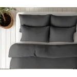 Sleeptime Lazy Dekbed Mousseline Antraciet  + inclusief kussensloop/kussenslopen