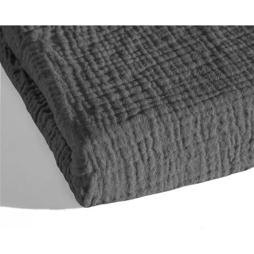 Sleeptime Lazy Dekbed Mousseline Antraciet  + inclusief kussensloop/kussenslopen