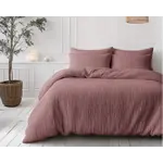 Sleeptime Lazy Dekbed Mousseline Oud roze  + inclusief kussensloop/kussenslopen