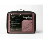 Sleeptime Lazy Dekbed Mousseline Oud roze  + inclusief kussensloop/kussenslopen