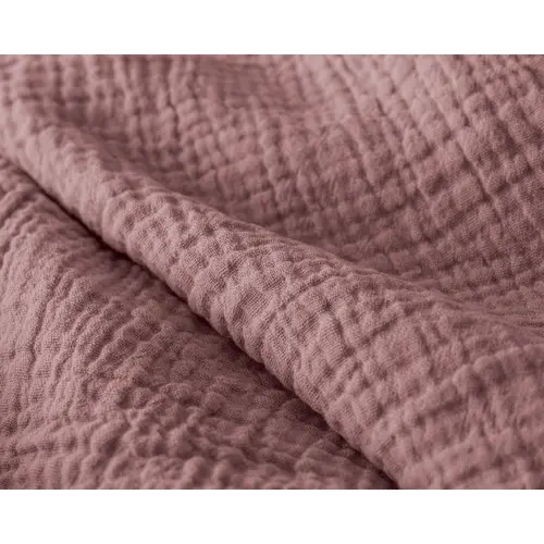 Sleeptime Lazy Dekbed Mousseline Oud roze  + inclusief kussensloop/kussenslopen