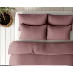 Sleeptime Lazy Dekbed Mousseline Oud roze  + inclusief kussensloop/kussenslopen
