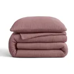 Sleeptime Lazy Dekbed Mousseline Oud roze  + inclusief kussensloop/kussenslopen