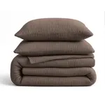 Sleeptime Lazy Dekbed Mousseline Donker Taupe  + inclusief kussensloop/kussenslopen