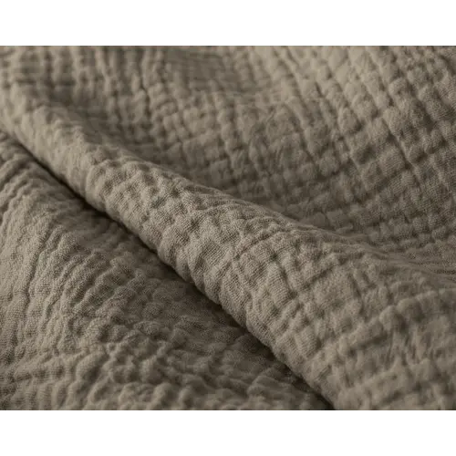 Sleeptime Lazy Dekbed Mousseline Taupe  + inclusief kussensloop/kussenslopen