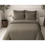 Sleeptime Lazy Dekbed Mousseline Taupe  + inclusief kussensloop/kussenslopen