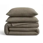 Sleeptime Lazy Dekbed Mousseline Taupe  + inclusief kussensloop/kussenslopen