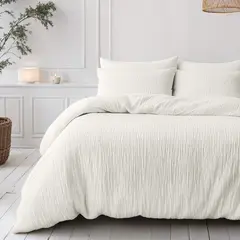 Sleeptime Lazy Dekbed Mousseline Beige + inclusief kussensloop/kussenslopen