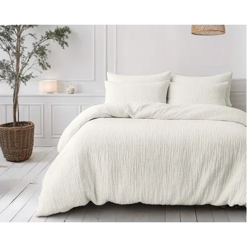 Sleeptime Lazy Dekbed Mousseline Beige  + inclusief kussensloop/kussenslopen