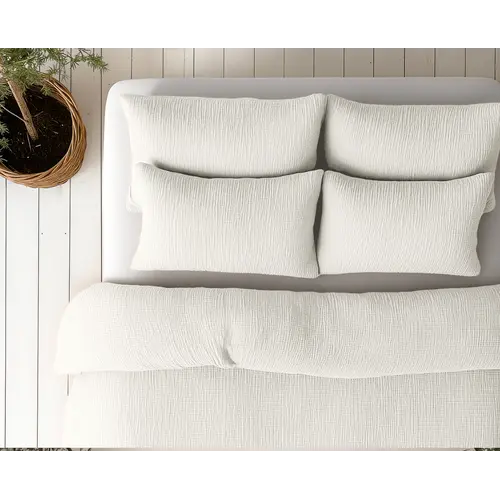 Sleeptime Lazy Dekbed Mousseline Beige  + inclusief kussensloop/kussenslopen