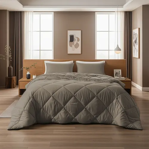 Sleeptime Lazy Dekbed Diamond Teak + inclusief kussensloop/kussenslopen