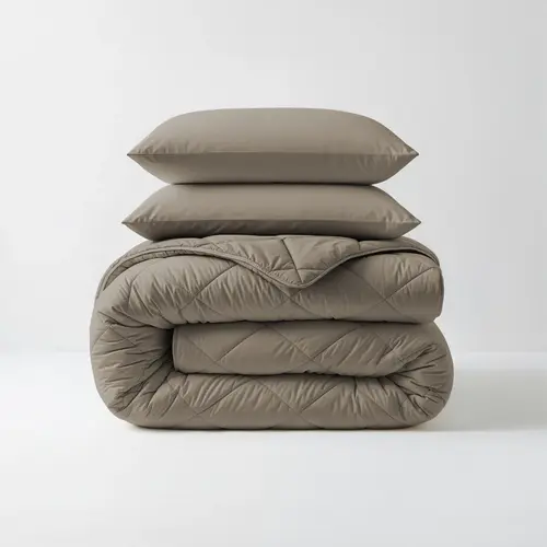 Sleeptime Lazy Dekbed Diamond Teak + inclusief kussensloop/kussenslopen